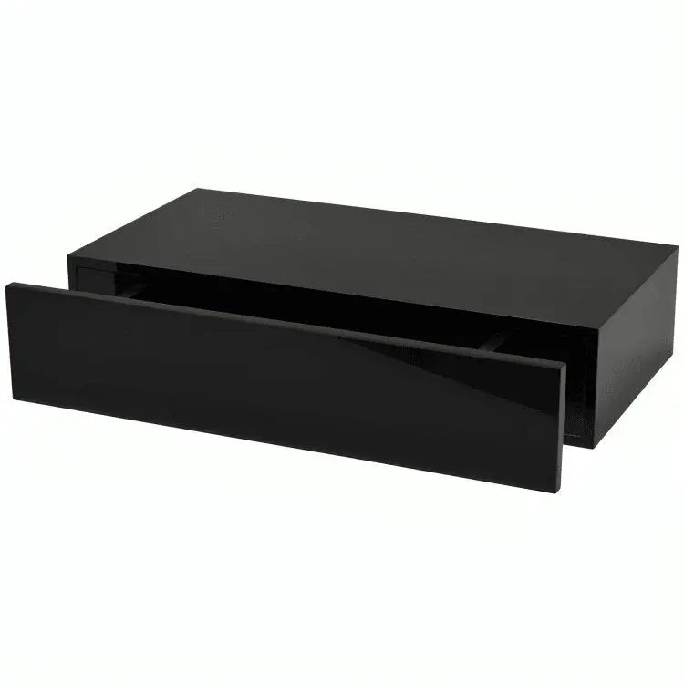 رف مع درج - PW-بني غامق-70x30x20 سم