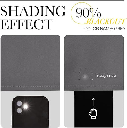 Curtains Blackout - Gray- Multi Size