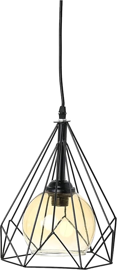 لمبه سقف - أكريليك - أسود - 30x20x100 سم