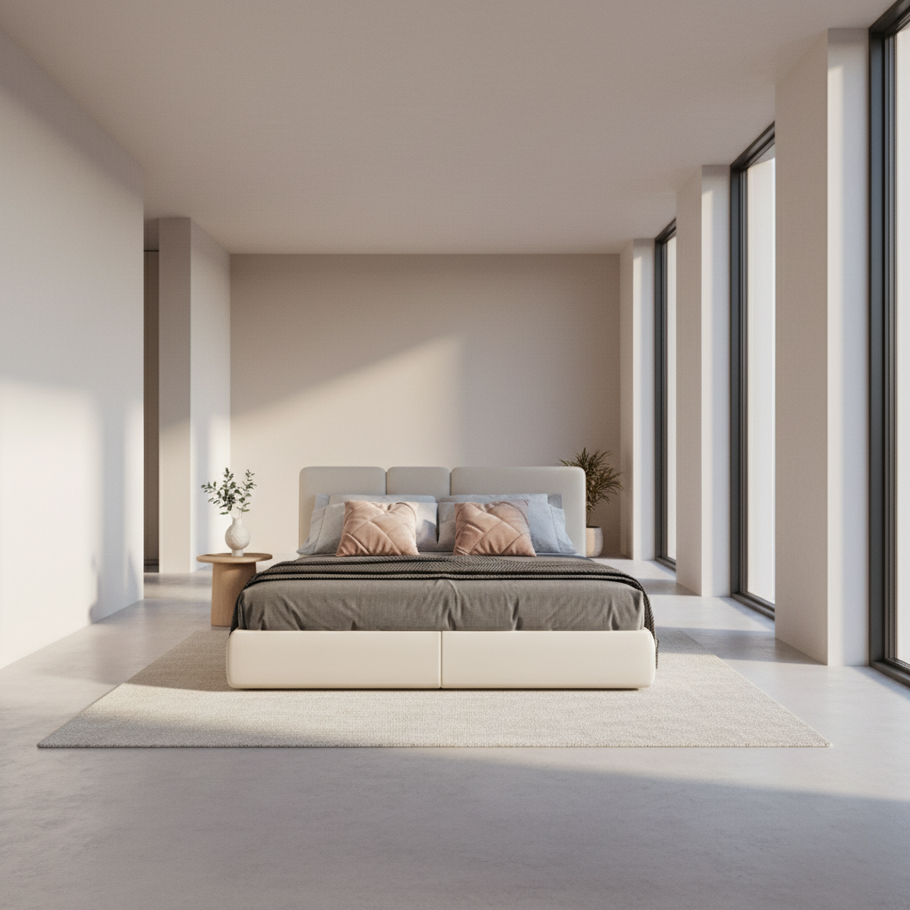 سرير - خشب ام دي اف- بيج - متعدد المقاسات