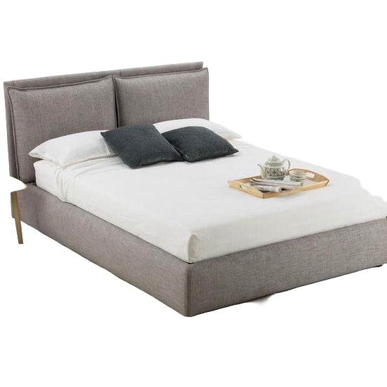 سرير - خشب ام دي اف- رمادي - متعدد المقاسات