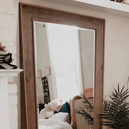 Mirror -NW- Brown - 77x4x178 cm