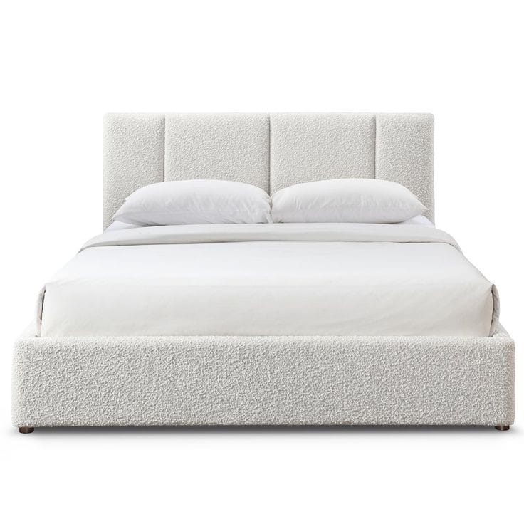 سرير - خشب MDF - رمادي - متعدد المقاسات