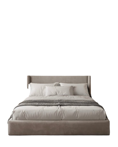 سرير - خشب ام دي اف- رمادي - متعدد المقاسات