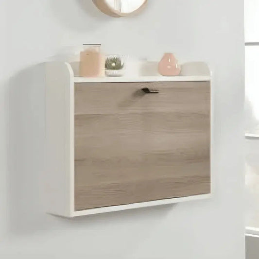 مكتب مثبت على الحائط - PW - أبيض - 80x18x60 سم