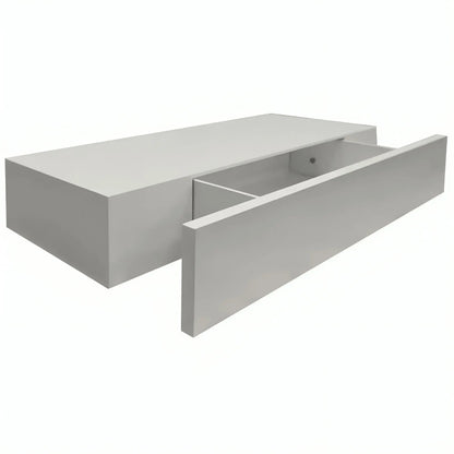 shelf with drawer -PW-white-85x30x15 cm