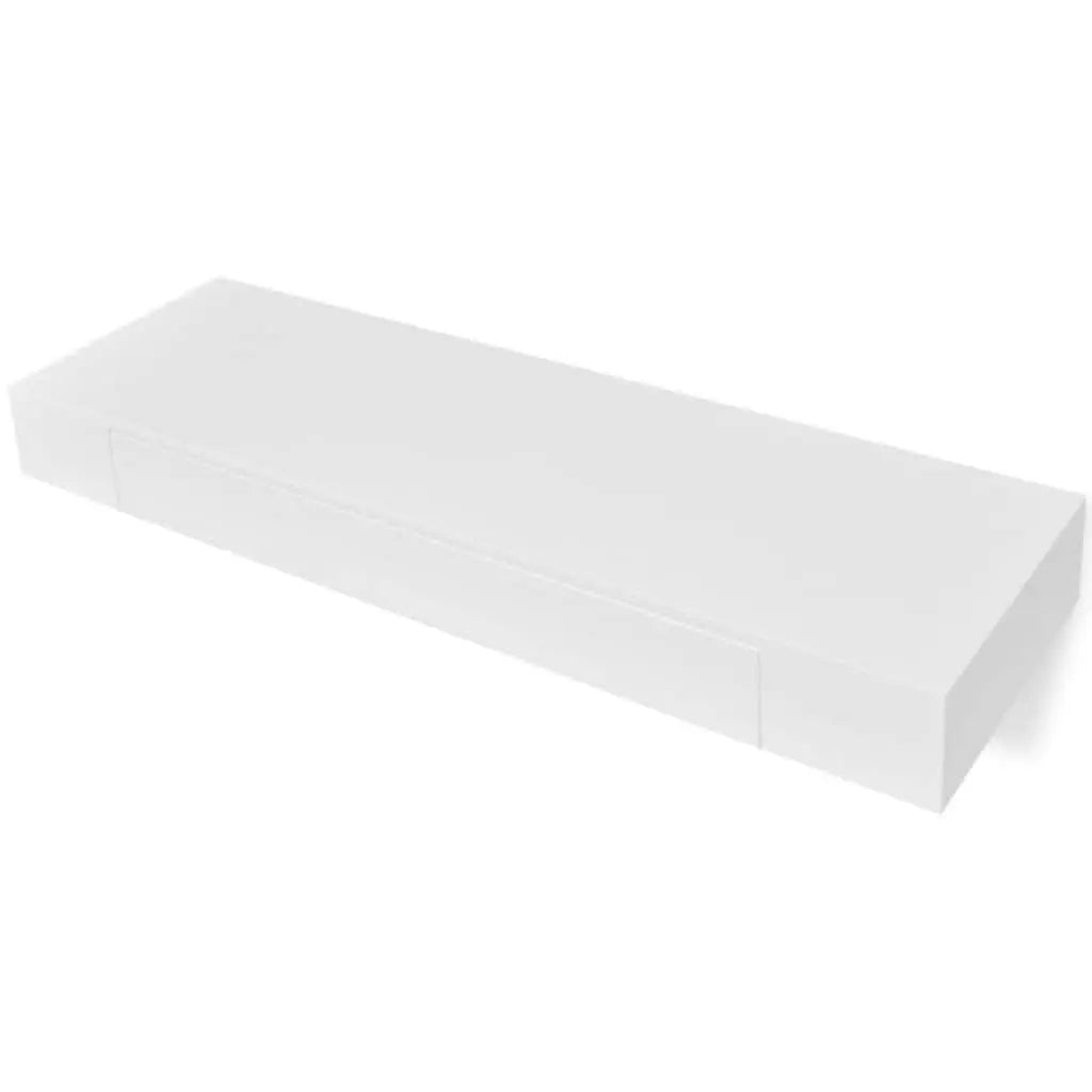 رف مع درج PW-White-85x30x15 سم -