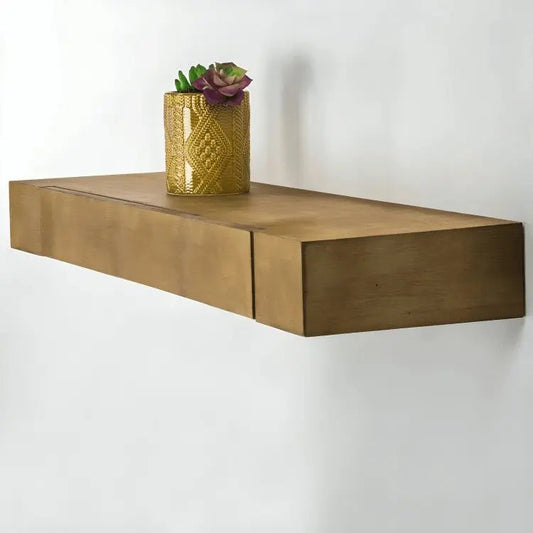 رف مع درج-PW- بني-85x30x15 سم
