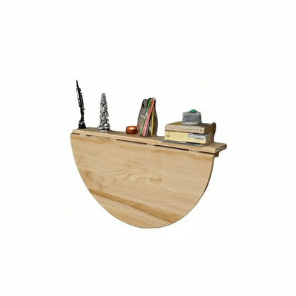 مكتب حائطي - خشب MDF - لون خشبي - 85x50x30 سم