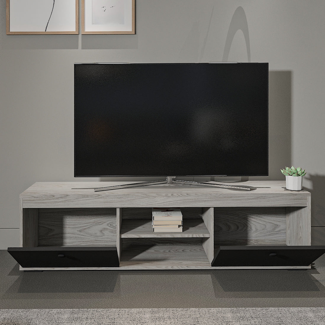 TV Unit - Multi Color - MDF - 160x35x44 cm