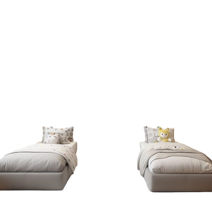 سرير - خشب ام دي اف- رمادي - متعدد المقاسات