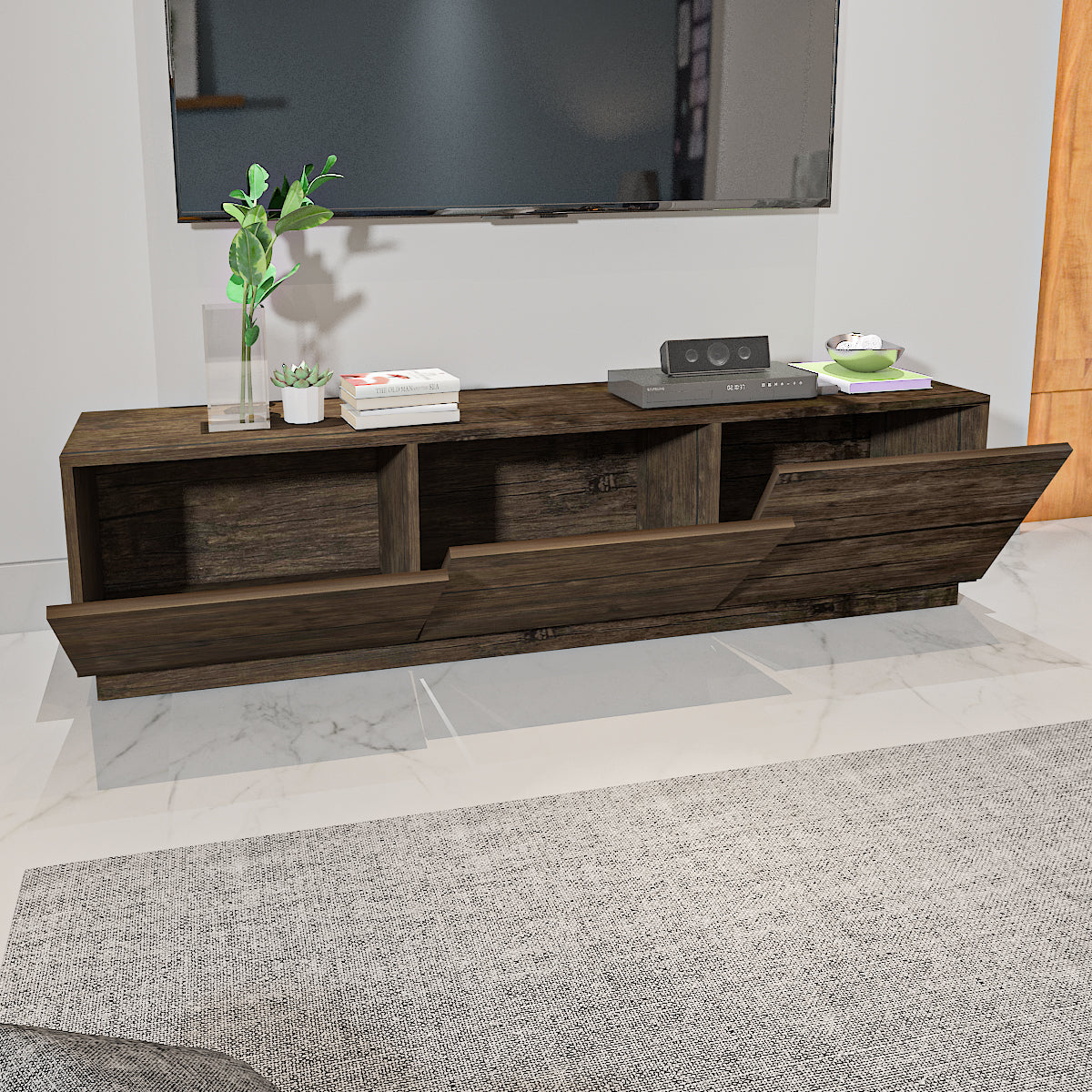 TV Unit - Multi Color - MDF - 160x37x40 cm