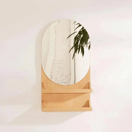 Mirror - NW - Wooden color - 90x10x60 cm