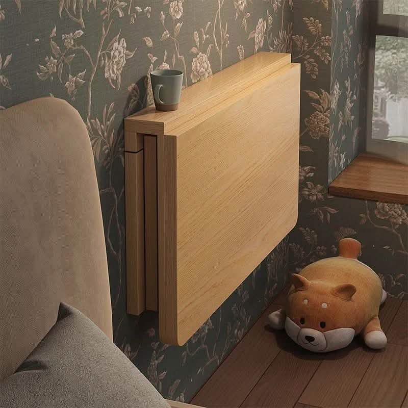 مكتب حائطي - NW - لون خشبي - 90x55x35 سم