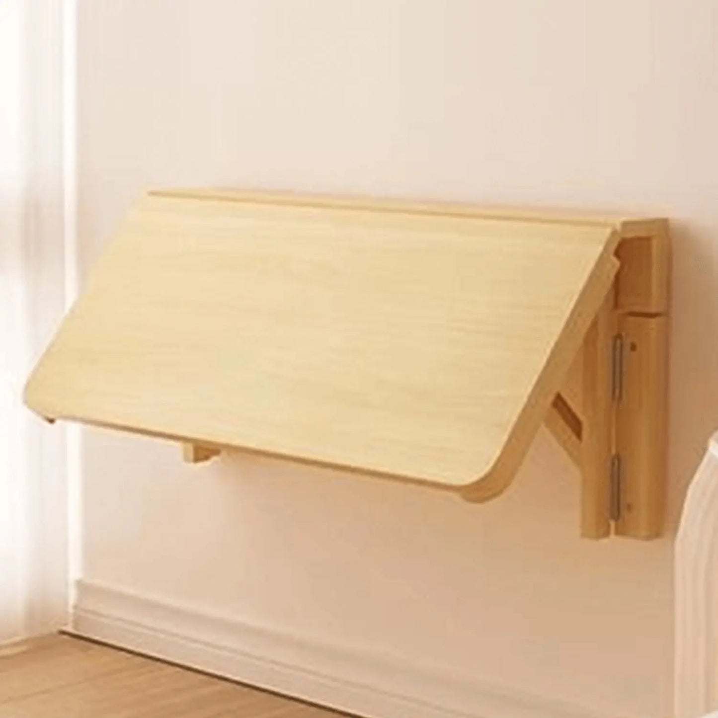 مكتب حائطي - NW - لون خشبي - 90x55x35 سم