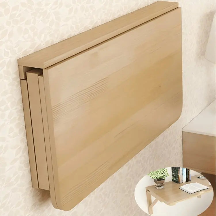 مكتب حائطي - NW - لون خشبي - 90x55x35 سم