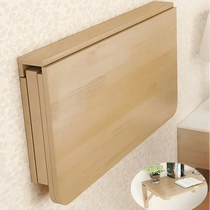 مكتب حائطي - NW - لون خشبي - 90x55x35 سم