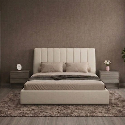 Full Bedroom  - MDF Wood - Gray