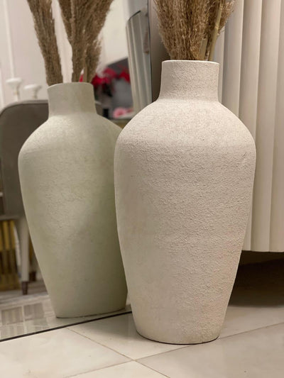 مزهرية - فخار - ؤف وايت - ٢٩×٧٣ سم