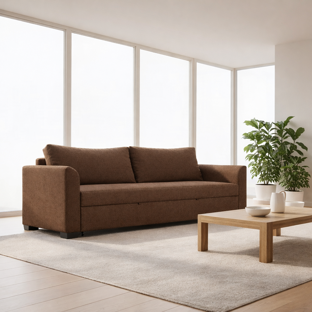 Sofa Bed - Beech Wood - Multi Color - 200x90 cm