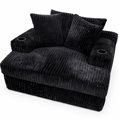 كرسى - خشب طبيعي- متعدد الأقمشة - متعدد الألوان - 120x120x70 سم