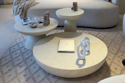 ترابيزة  - فايبر جلاس - اوف وايت - مقاسات متعددة