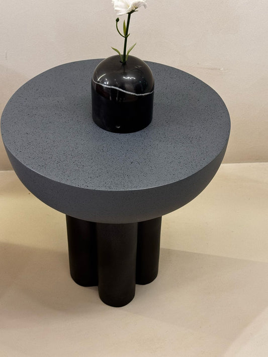 Table - Fiber Glass - Black - 40x65 cm