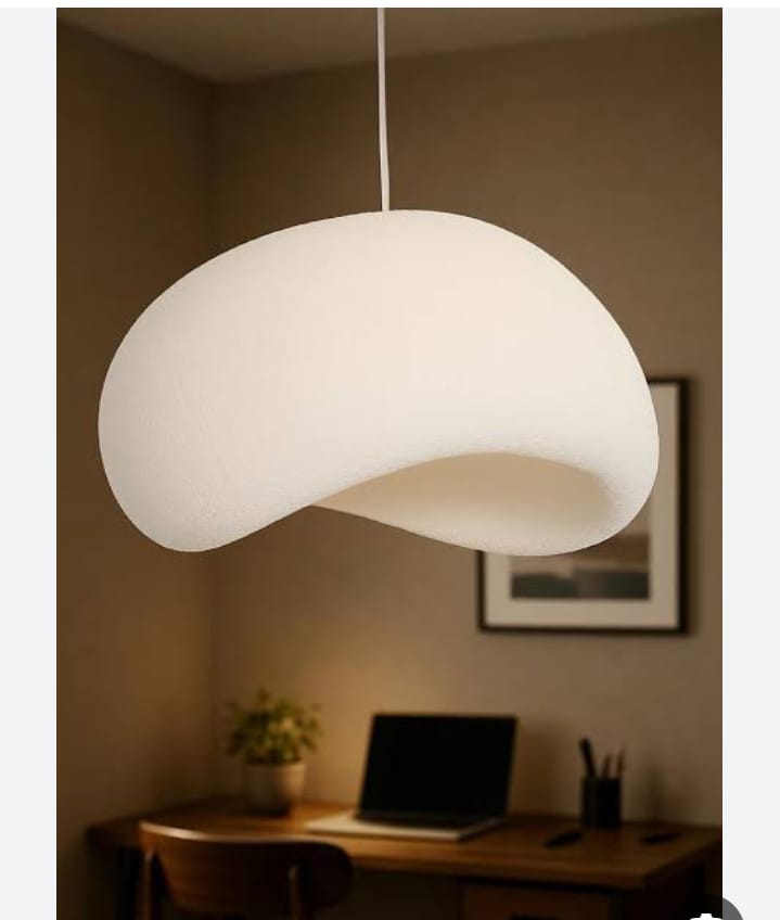 Chandeliar - Fiber Glass - Off White - 50 cm