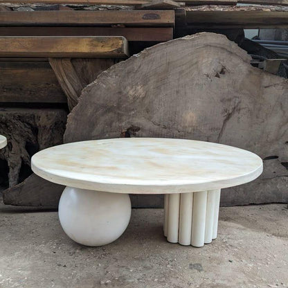 Table - Fiber Glass - Beige - 90x45 cm