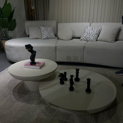 Table - Fiber Glass - Off White - Multi Size