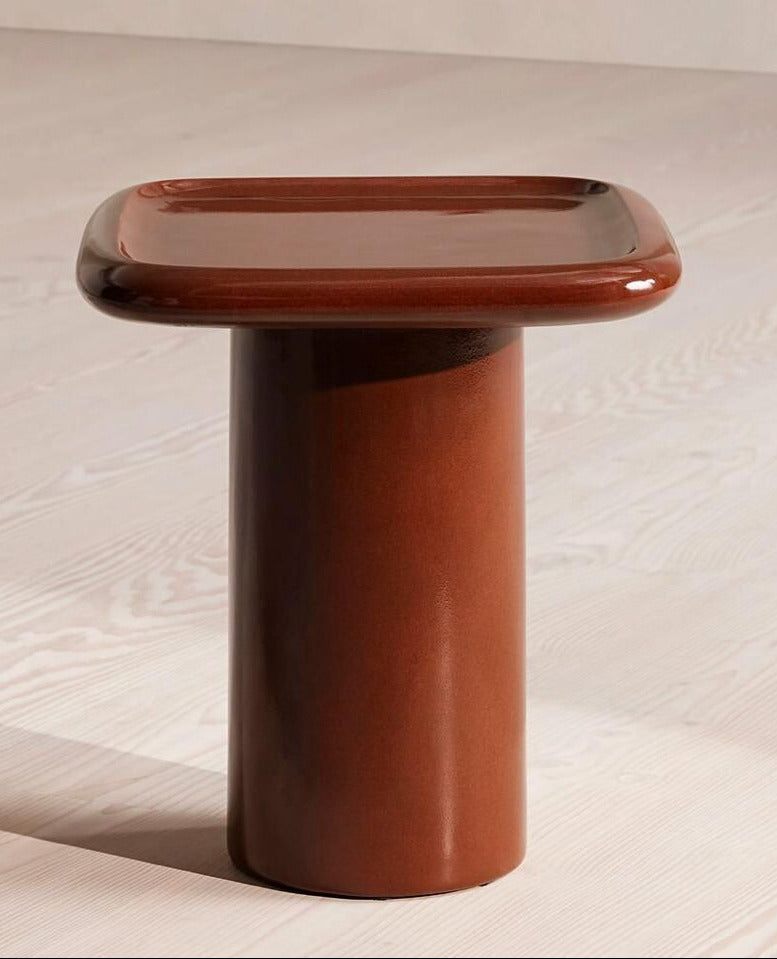 Table - Fiber Glass - Brown - 40x60 cm