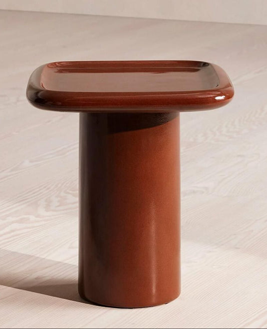 Table - Fiber Glass - Brown - 40x60 cm