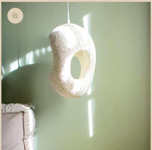 Chandeliar - Fiber Glass - Off White - 30x40 cm