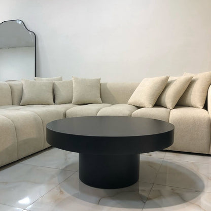 Table - Fiber Glass - Black - 80x55 cm