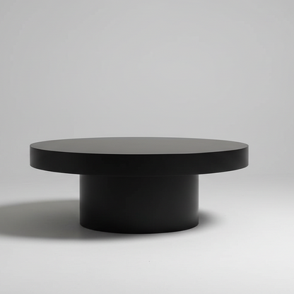 Table - Fiber Glass - Black - 80x55 cm