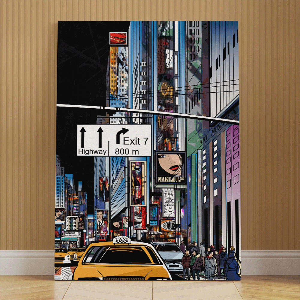 لوحة فنية جدارية  - متعددة الأحجام