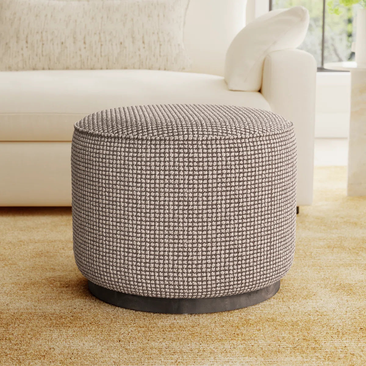 بوف - كتان - متعدد الألوان - 45 × 45 سم