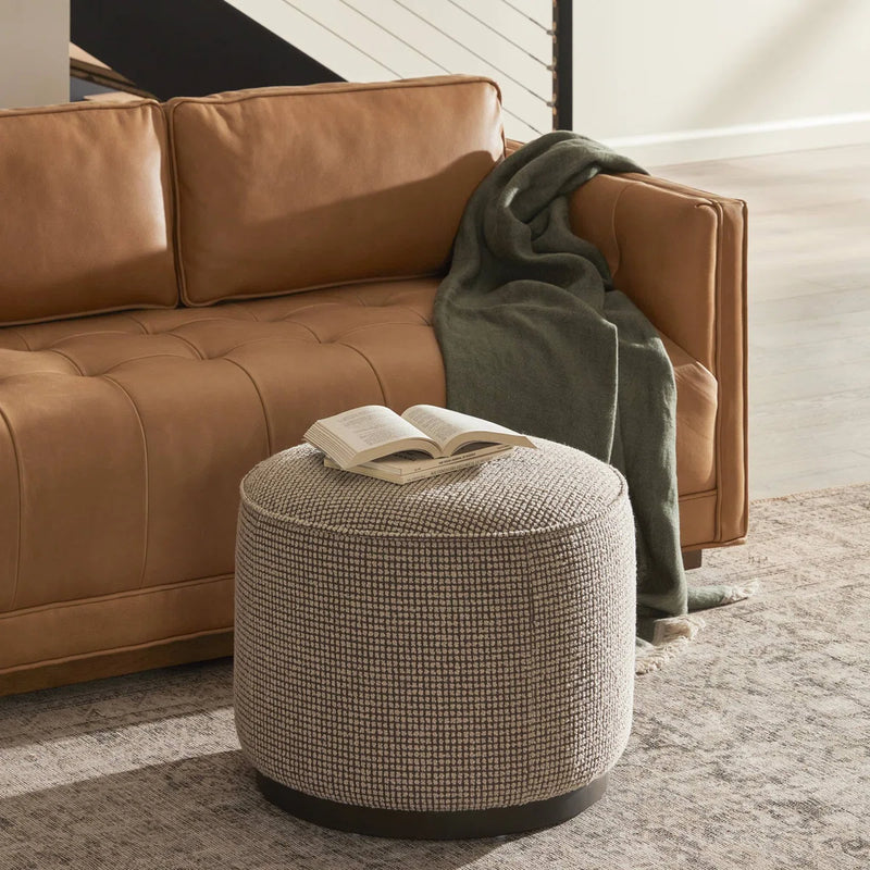 Pouf - Linen- Multicolor- 45x45 CM