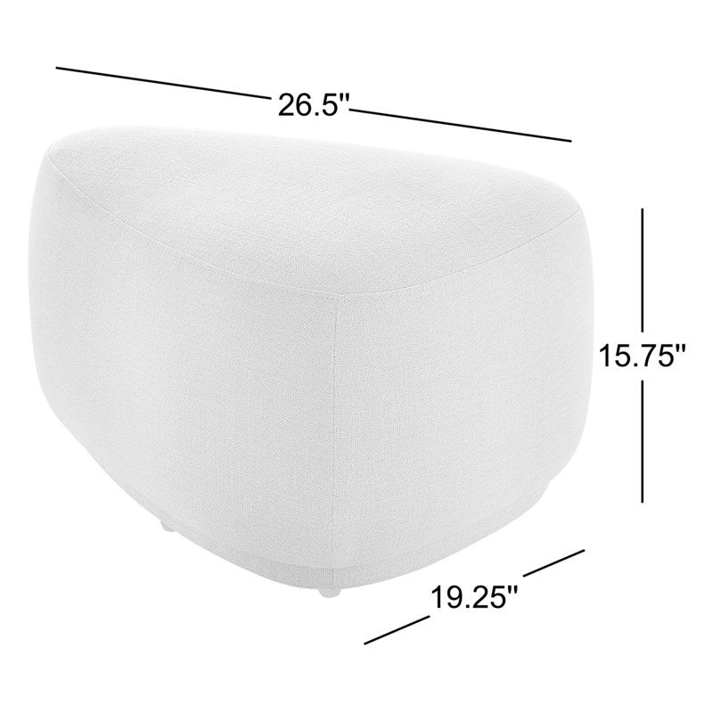 بوف - كتان - متعدد الألوان - 70x50x45 سم