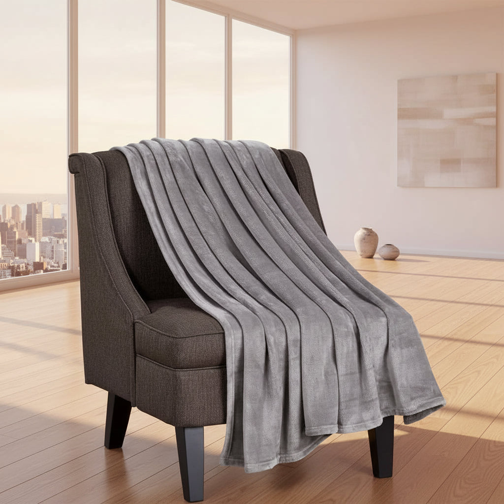 بلانكيت- قطيفة - متعددة الألوان - 150 × 150 سم.