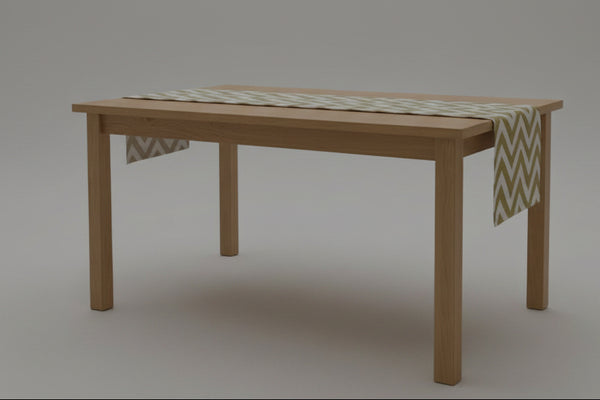 مفرش طاولة زجزاج - برنت شوب - متعدد الألوان - 150 × 50 سم