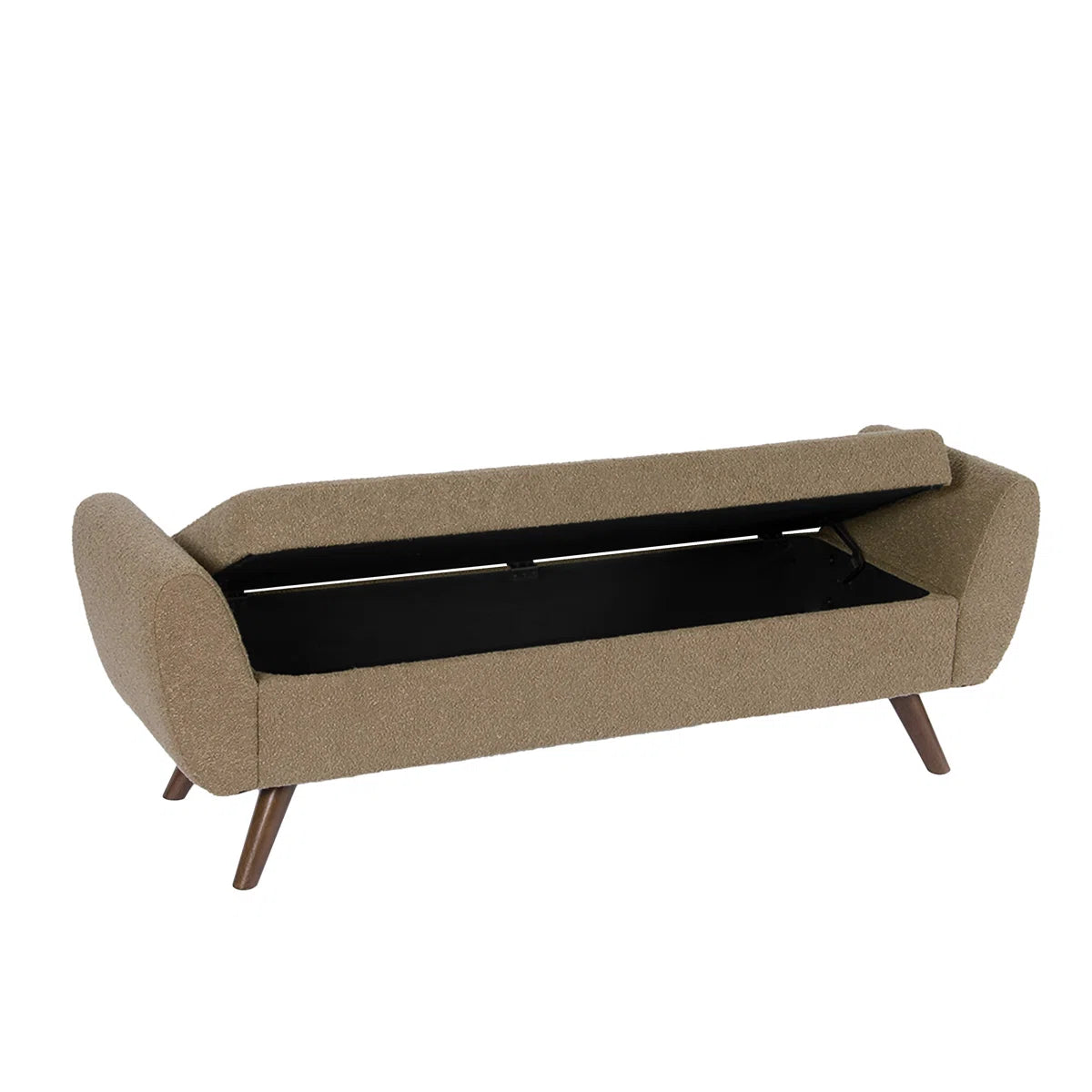 Banquette ( Storage ) - MDF Wood - Multi Color - Linen - 152x43x45 cm