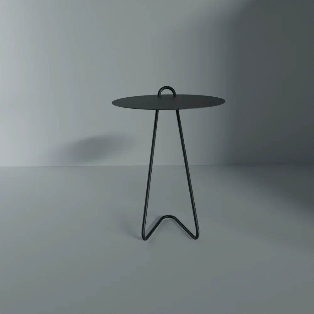 Side Table - Steel - Multi Color - 36×36×54 cm - Cataloug