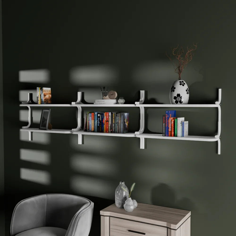 Shelves - Steel - Multi Color - 81×30×22.5 cm - Cataloug
