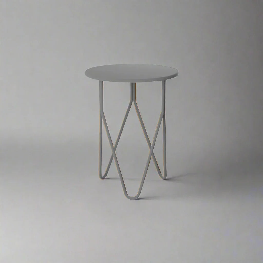 Side Table - Steel - Multi Color - 40×40×55 cm - Cataloug