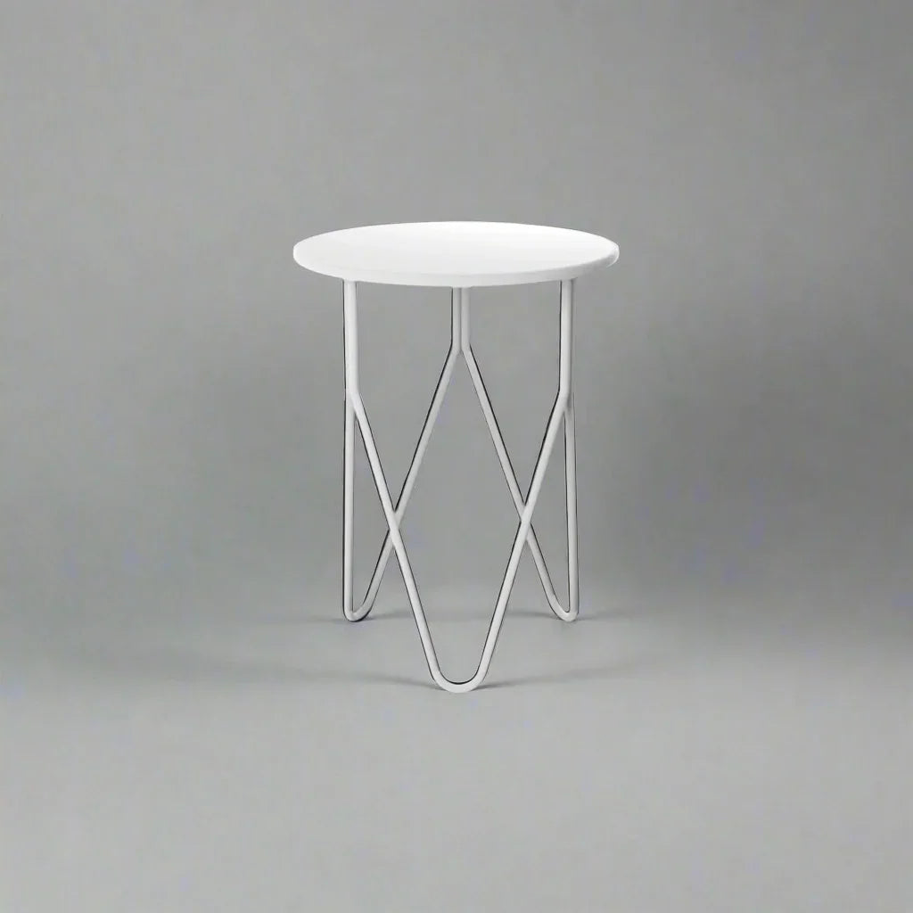 Side Table - Steel - Multi Color - 40×40×55 cm - Cataloug