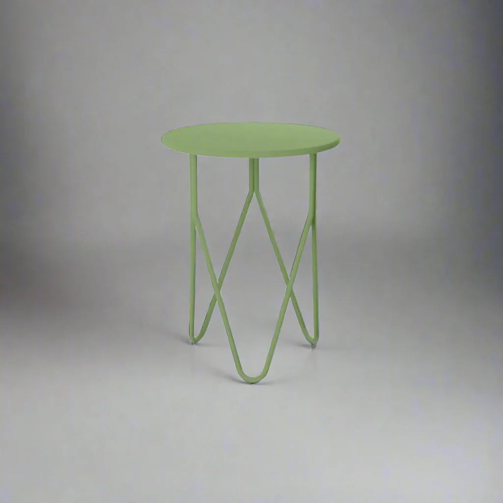 Side Table - Steel - Multi Color - 40×40×55 cm - Cataloug