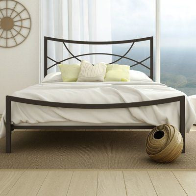 Bed Pine Wood Steel