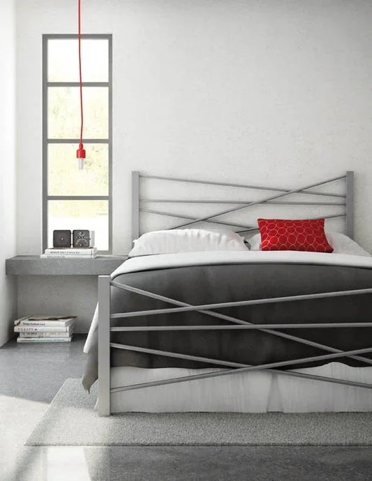 Bed Pine Wood Steel - Cataloug