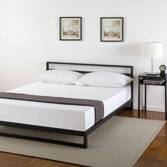 Bed Pine Wood Steel